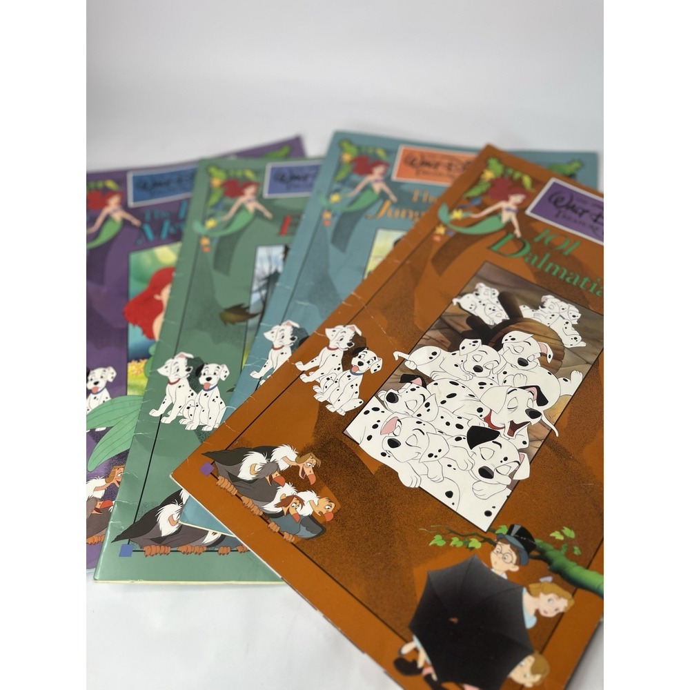 Vintage 1991 The Walt Disney Treasure Chest Set Of 3 Large Picture Books